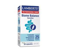 Lamberts Biome Balance Sensitive Capsules 30 - Multi-Strain Live Bacteria Supplement - Delayed Release - Gut Support for Sensitive Digestion