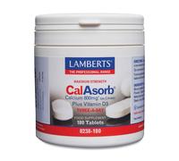 LAMBERTS CalAsorb Calcium Plus Vitamin D3 - 180 Tablets