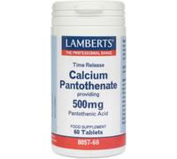 Lamberts Calcium Pantothenate 500 mg with Vitamin B5 60 tablets