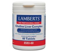 Lamberts Choline Liver Complex with Vitamin B & Milk Thistle 60 Tablets