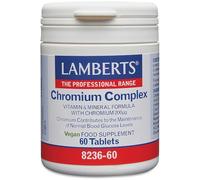 Lamberts Chromium Complex (includes Chromium 200µg) 60 Tablets