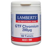 Lamberts Chromium Picolinate 200µg - Supports Normal Blood Glucose Levels - 100 Vegan Tablets