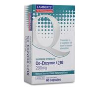 Lamberts Co-Enzyme Q10 200mg - Maximum Strength Ubiquinone - Vegan Formula - 60 Capsules