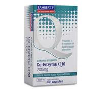 Lamberts Co-Enzyme Q10 200mg - Maximum Strength Ubiquinone - Vegan Formula - 60 Capsules