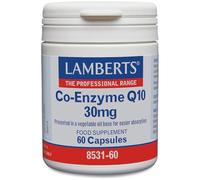 Lamberts Co-Enzyme Q10 30mg - Natural Ubiquinone for Energy Release & Cellular Support - Vegan - 180 Capsules