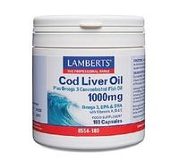 Lamberts Pure Fish Oil Capsules 1100mg (180) BBE 04/2025