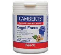Lamberts Cogni-Focus Capsules - with Bacopa, Ginkgo & Iodine - Brain Function & Mental Performance Support - 30 Capsules