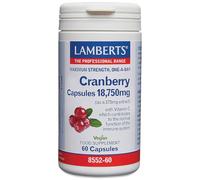Lamberts Cranberry 18,750mg Capsules - High Strength Extract Equivalent - with Vitamin C for Immune Support - 60 Capsules
