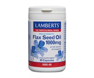 Lamberts Flax Seed Oil 1000mg - 90 Capsules