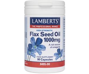 Lamberts Flaxseed Oil 1000mg 90 Capsules