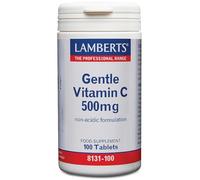 Lamberts Gentle Vitamin C 500mg - Gentle on Stomach - 100 Vegan Tablets