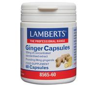 LAMBERTS Ginger Capsules - 60 Capsules