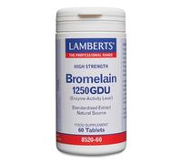 LAMBERTS High Strength Bromelain 1250GDU - 60 Vegetarian Tablets