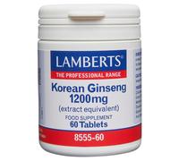 LAMBERTS Korean Ginseng - 60 x 1200mg Tablets