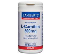 LAMBERTS L-Carnitine Free Form - 60 x 500mg Capsules