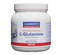 Lamberts L-Glutamine Powder 500g - Mild Tasting & Easily Mixed with Drinks - Vegan Formula