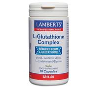 Lamberts L-Glutathione Complex - Tripeptide with Cysteine, Glutamic Acid & Glycine - 60 Vegan Capsules
