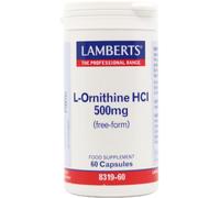 Lamberts L-Ornithine 500mg 60 Capsules