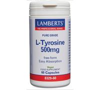Lamberts L-Tyrosine 500mg 60 Capsules BBE 06/2027