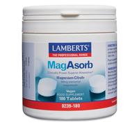 Lamberts MagAsorb Magnesium 150mg - High Absorption Magnesium Citrate - 180 Tablets