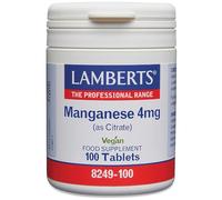 Lamberts Manganese 4mg (As Citrate) 100 Tablets