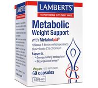 Lamberts Metabolic Weight Support Capsules - Metabolaid® Lemon Verbena & Hibiscus - Chromium & Vitamin C - 60 Capsules