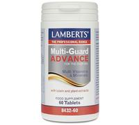 Lamberts Multi-Guard Advance - One-a-Day Multivitamin for Over 50s - with Lutein, Turmeric & Vitamin D - 60 Vegetarian Tablets