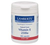 Lamberts Natural Form Vitamin E 250iu 168mg (100)