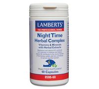 Lamberts Night Time Herbal Complex - with Valerian, Passionflower & Hops - Traditional Night-Time Support - 60 Capsules