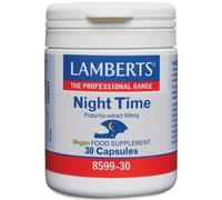 Lamberts Night Time - Pistachio Extract 1500mg - Natural Bedtime Support - Gentle Sleep Aid - 30 Capsules