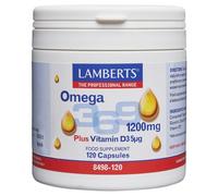 LAMBERTS Omega 3, 6, 9 Plus Vitamin D - 120 Capsules