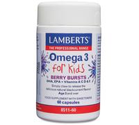 LAMBERTS Omega 3 Berry Bursts for Kids - 60 Capsules