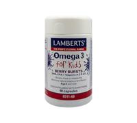 Lamberts Omega 3 for Kids Berry Bursts 60 Capsules