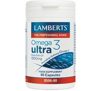 Lamberts OMEGA 3 ULTRA pure fish oil 1300mg 60 capsules