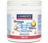 Lamberts Omegas 3,6,9 1200 mg plus Vitamin D3 5 mg 120 Capsules