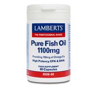 Lamberts Pure Fish Oil 1100mg (Epa 360mg/Dha 240mg) 60 Capsules