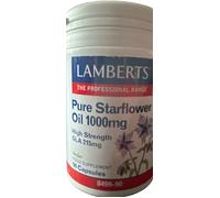 Lamberts Pure Starflower Oil 1000mg, 90 capsules