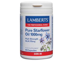 LAMBERTS Pure Starflower Oil - 90 x 1000mg Capsules