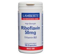 LAMBERTS Riboflavin (Vitamin B2) - 100 x 50mg Capsules