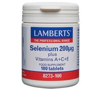 LAMBERTS Selenium 200Âµg plus Vitamins C+E - 100 Tablets