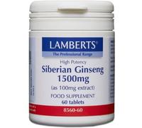 Lamberts Siberian Ginseng 1,500 mg 60 Tablets