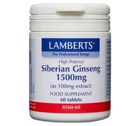 Lamberts Siberian Ginseng 1500mg 60 Tablets