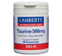 LAMBERTS Taurine - 60 x 500mg Capsules