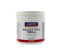 Lamberts Time Release Vitamin C 1000mg with Bioflavonoids 180 Tablets