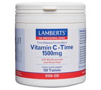 LAMBERTS Time Release Vitamin C-Time - 120 x 1500mg Tablets