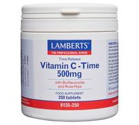 LAMBERTS Time Release Vitamin C-Time - 250 x 500mg Tablets