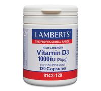 LAMBERTS - VIT. D 1000UI 120COMP. LAMBERT