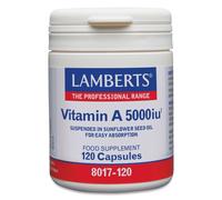 LAMBERTS Vitamin A 5000 IU - 120 x 1500mcg Capsules