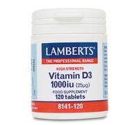 Lamberts Vitamin D3 1000iu Capsules 120 caps Free Delivery Brand New & Authentic