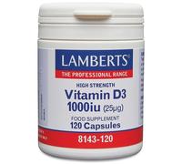 Lamberts Vitamin D 1000iu (25ug), 120 capsules